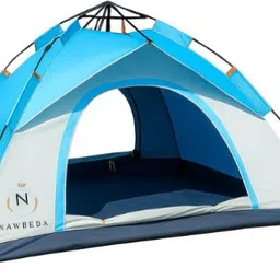 nawbeda 3-4 Person Automatic Double Door Camping Tent Anti UV and Waterproof Tent - For Camping, Outdoor, Trekking-picture-42