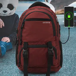 anthub Large 40 L Laptop Backpack Laptop Backpack 1001 Unisex With USB Port And Rain Cover-picture-10