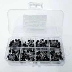 infinity goods 8value 200PCS Transistors Kit BC557 BC547 2N2222 2N2907 2N3904 2N3906 S8050 S8550 8value 200PCS Transistors Box Pack Electronic Components Electronic Hobby Kit-picture-11