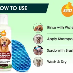 boltz Dog & Cat Shampoo 200ml Flea and Tick Neem Dog Shampoo image 5