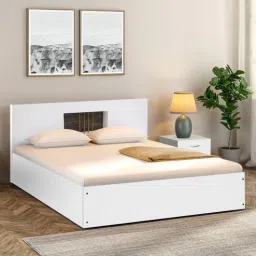 Kyoto Queen Size Bed in White Finish-image-22