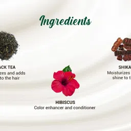 biotique Herbcolor Conditioning Hair Color, 50g + 110ml - Brown 4N (Pack of 1) , Brown image 3