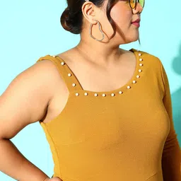 curve by kassually Embroidered Women Jumpsuit image 4