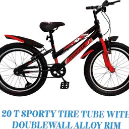 foxglove F6 20.240 D/W ALLOY RIM CANDY RED TYRE TUBE FOR 5 PLUS AGE 90 % FITTED 20 T (inch) Road Cycle image 1