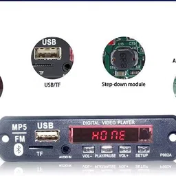 eastra MP5 Stereo Audio Video Player Decoder Module kit Electronic Components Electronic Hobby Kit image 2
