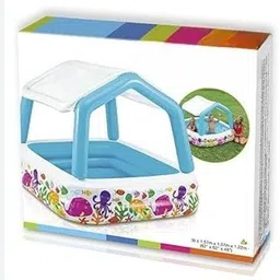 kindertales Bathtub Swim Float Water Tub for(IND*7442) Outdoor 2+ Year Kids Inflatable Swimming Safety Tube-picture-22