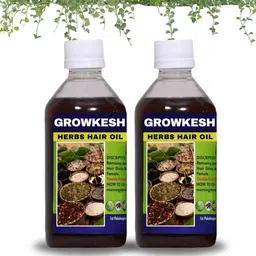 growkesh Best Ayurvedic Hair oil ,For Hair dryness Care , Frizz Control Hair Oil-picture-22
