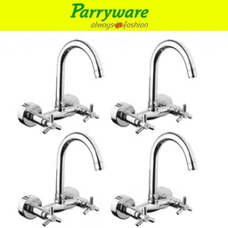 parryware Trio Wall Mounted Sink mixer with Swivel Spout set of 4 pic 108 Wall Mounted Sink mixer with Swivel Spout Sink Mixer Faucet-picture-22