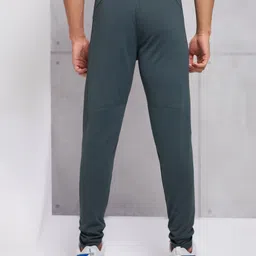 technosport Men Solid Grey Track Pants image 2