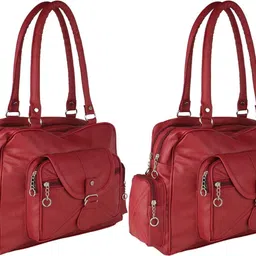 msk collection Women Red, Red Messenger Bag-picture-19