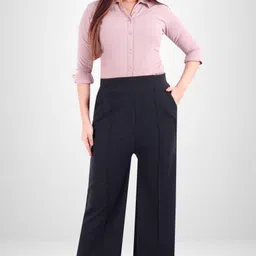 raw&ready KOREAN FORMAL KNITED PANT Women Pyjama-picture-47