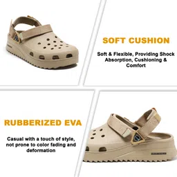 footup Men NewlyLaunch|Lightweight|SlipOn|Soft Foot Massager|All SeasonWear Clogs Sandal image 5