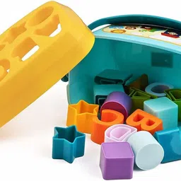 netrowel Baby's First Shape Sorting Blocks Educational Activity Toys image 4