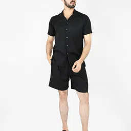 blissence Shirt Regular Shorts Co-ords Set image 1