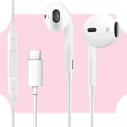 mjn Type C Handsfree with Mic for T1 5G/X110 Pro Plus/t44w/T2x 5G[28] Wired Headset-picture-25