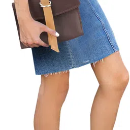 zaisha Casual Brown Clutch - Regular Size image 2