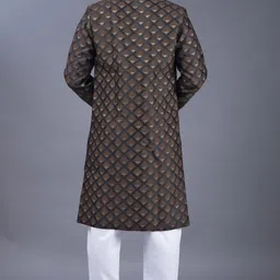 XEPON Self Design, Checkered Sherwani image 2