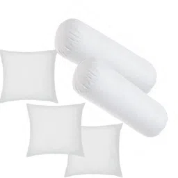 gtx Microfibre Bolster Pack of 5 Solid Premium Combo Set Of 2 Bolster & 3-picture-20