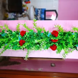 kingstyle impex Artificial Flowers Home Decoration Vine Creepers Plant Wall Hanging Chain 1056I Multicolor Rose Artificial Flower-picture-40