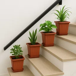 hmh finds 8" Square pots for indoor and outdoor Garden Gnome image 4