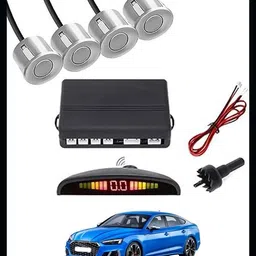 peeps store Car Premium 4 Silver Reverse Parking Sensor-AP25N258 Car Premium 4 Silver Reverse Parking Sensor-AP25N258 Parking Sensor-picture-28