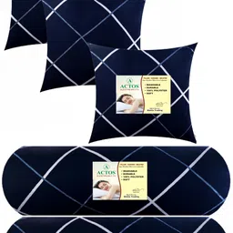 actos Microfibre Bolster Pack of 5 Geometric 3 Cushion 2 bolster-picture-14