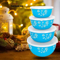 zaib Stainless Steel Serving Bowl Microwave Safe Food Storage bowl, food reheating and serving sets-picture-16