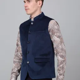 cantabil Solid Men Waistcoat image 4