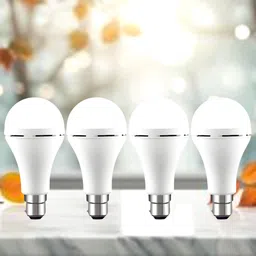 clairbell Emergency 12W Inverter LED Bulb with 2000mAh Rechargeable Battery Pack of 4 S176 4 hrs Bulb Emergency Light-picture-17