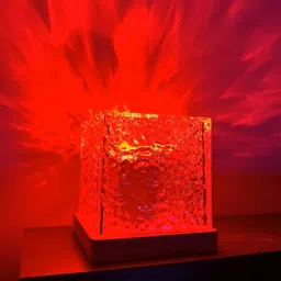 unzag 16 RGB Color-Changing Aurora Glow Lamp Cube Ocean Wave Projector LED With Remote Night Lamp-picture-38