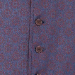 peter england Men Tuxedo Style Self Design Suit image 2