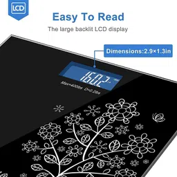 HEALTHTHUMB Weighing Machine Digital Weighing Scale 180kg Weight for Human Weighing Scale image 3