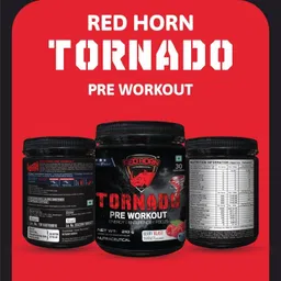 red horn Tornado Newly Launched Supplement Powder for Energy & Focus |30 servings Pre Workout image 5