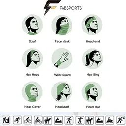 fabsports Nylon Arm Sleeve For Men & Women With Tattoo image 3