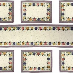 shoppingzone Rectangular Pack of 7 Table Placemat image 2