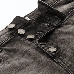 roadster Women Solid Straight Black Skirt image 4