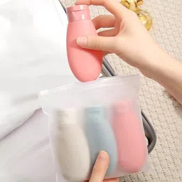 yiqelu Refillable Travel Bottles for Toiletries Silicone Container for Cream Shampoo 60 ml Bottle-picture-11