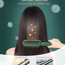 chg Professional Hair Straightener Tourmaline Ceramic Hair Curler Comb234 Hair Curler image 3