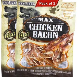 dogaholic Max BBQ Flavour Chicken, Bacon Dog Treat-picture-14