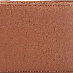 metronaut Men Casual, Trendy Tan Artificial Leather Wallet image 4
