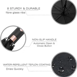 strauss Brianna Series Single Fold Auto Open Umbrella image 5