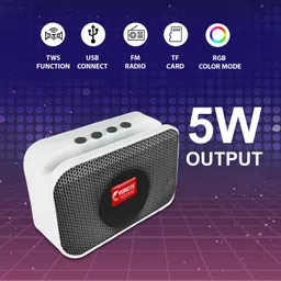 YOROTO Portable Speaker With Thunder Sound and High Bass 5 W Bluetooth Speaker image 3