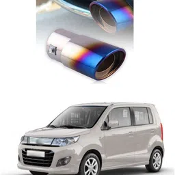 xzrtz Fit Car Bent Burnt Oval Exhaust Tail Muffler Tip Show Pipe 60mm, Curved Oval, Stainless Steel F85 Car Silencer-picture-17