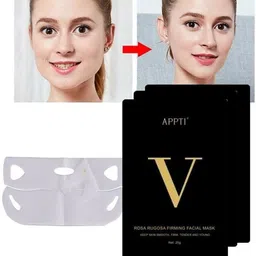 appti Double V Shape Chin Reducer Face Lifting Mask Face Shaping Mask image 2