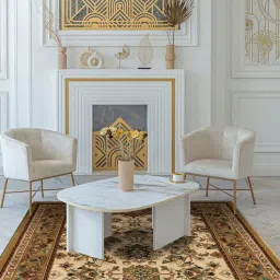 Beige Traditional 5 ft x7 ft Carpet By Sapana Carpet-Mats-picture-20