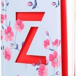 doodle Initial Z lasercut Notebook, B6 (6.69 X 4.72 X 0.5 Inches), 200 Pages, 80 GSM, Diary for Girls B6 Notebook Ruled 192 Pages image 2