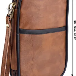 hvh world Men & Women Travel Tan, Black Artificial Leather Wallet image 4