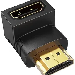 ORIONIS HDMI Male to Female Right Angle Adapter (L-Shape 90°) Gold Plated Connector Wireless Ethernet Lan Adapter compatible with Windows-picture-10