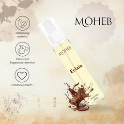 moheb Eclair & Pink Moss Mist | With a Composition of Amber & Chocolatey Fragrance | Body Mist - For Women image 4