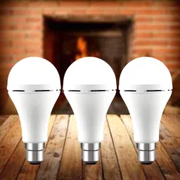 clairbell Emergency 12W Inverter LED Bulb with 2000mAh Rechargeable Battery Pack of 3 N162 4 hrs Bulb Emergency Light-picture-16